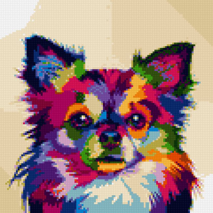 Радужные животные чихуахуа 120 на 120 - радужные животные чихуахуа - предпросмотр