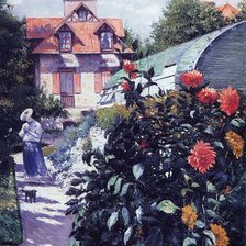 Схема вышивки «Парк в Жанвиле. Гюстав Кайботт»