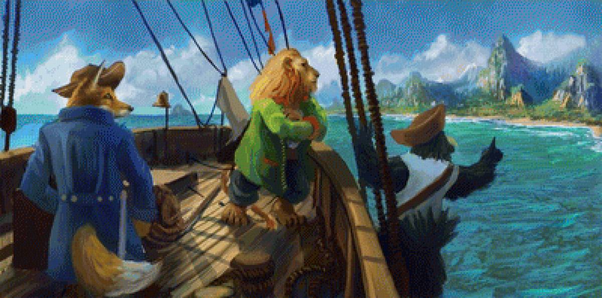 Путешествие - иллюстрация, сказка, фэнтези - предпросмотр