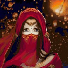 Схема вышивки «Art girl»