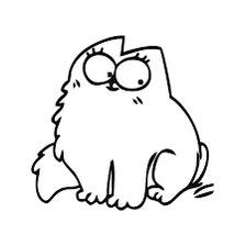 Схема вышивки «Кошка»