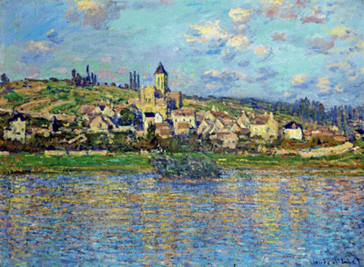 Онфлёр. Клод Моне - море, город, живопись, импрессионизм, пейзаж - предпросмотр