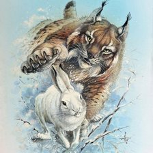 Схема вышивки «охота»