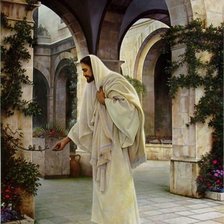 Схема вышивки «Иисус»