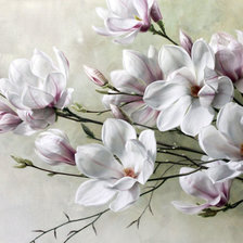 Схема вышивки «Магнолия»