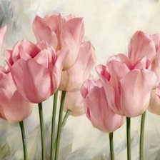 Схема вышивки «Тюльпаны»