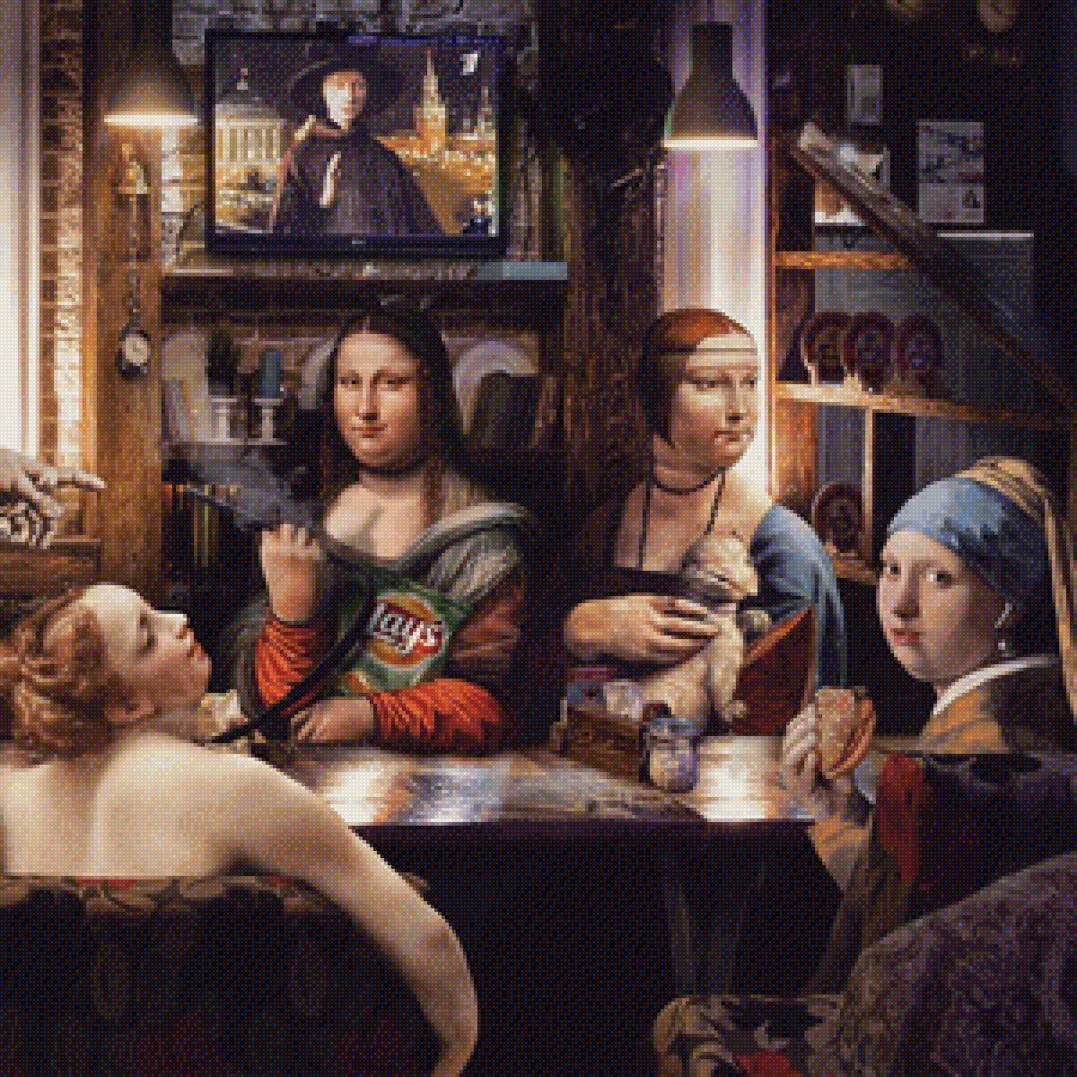 №2093795 - мона лиза классика художник путин известная картина - предпросмотр