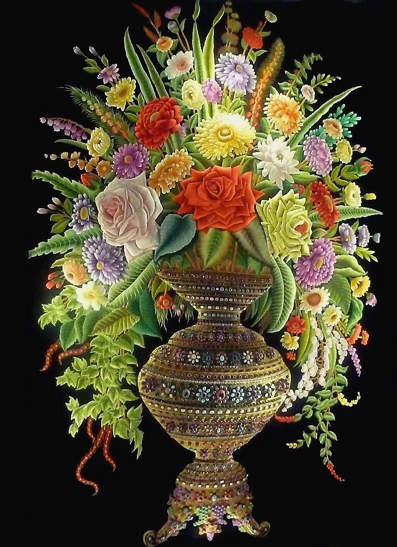 Букет в вазе - оригинал