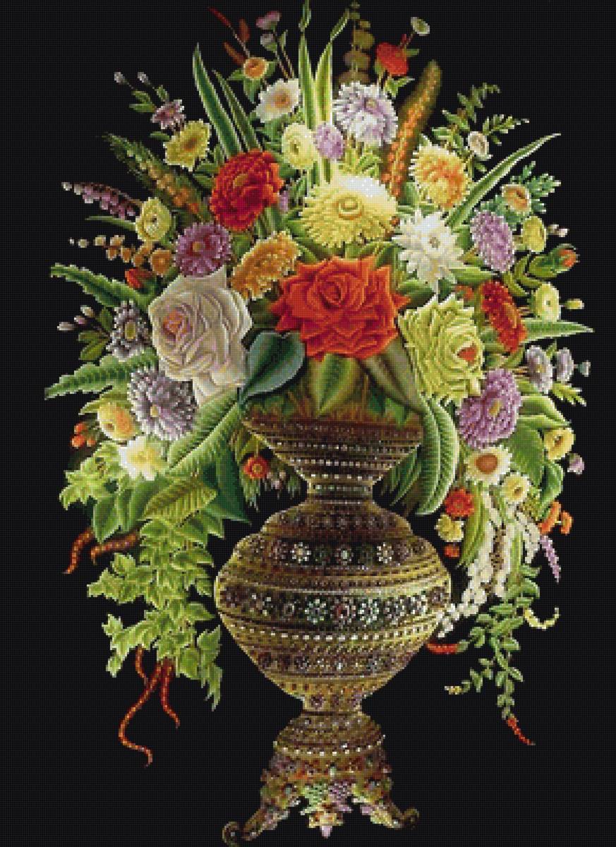 Букет в вазе - предпросмотр