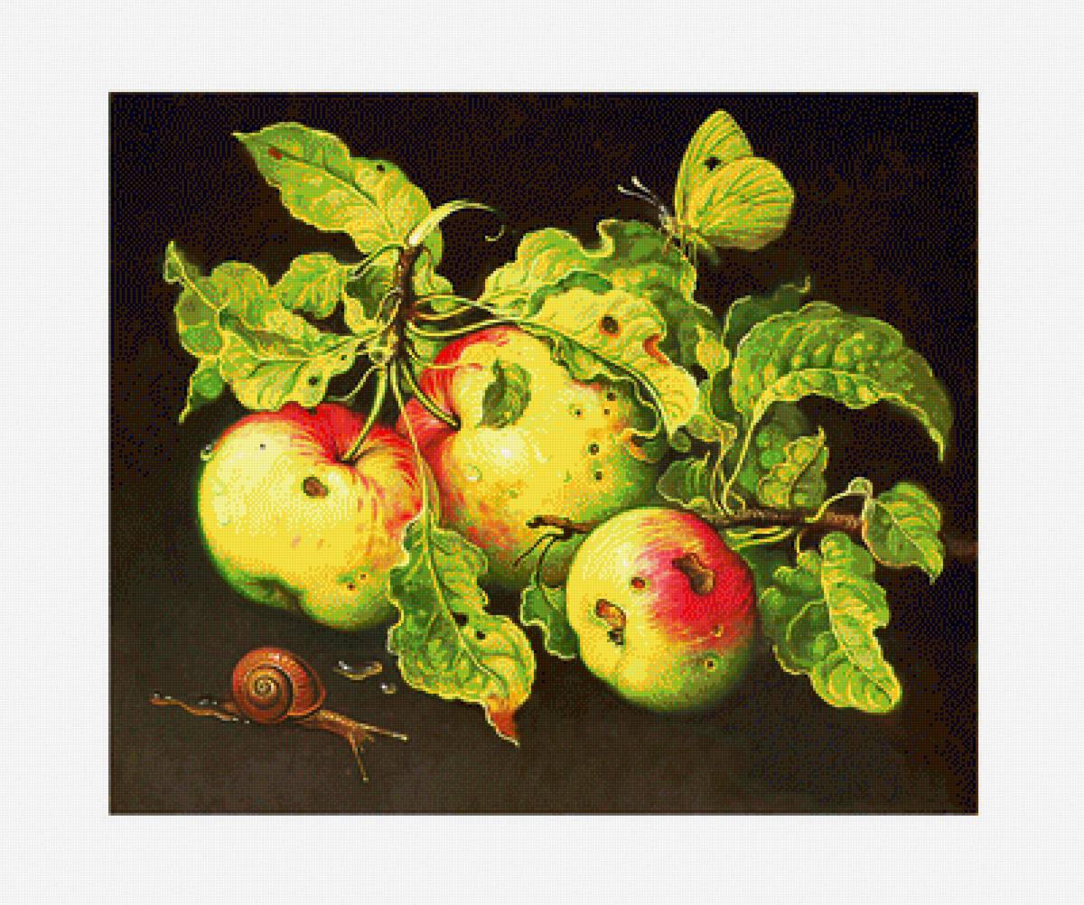 Натюрморт. - живопись., натюрморт, фрукты - предпросмотр