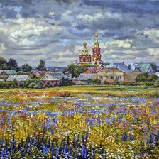 Схема вышивки «Пейзаж. Эдуард Панов»