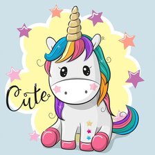 Схема вышивки «Единорожка»