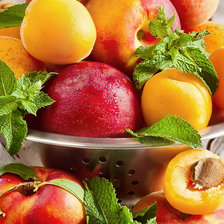 Схема вышивки «фрукты»