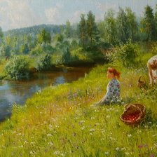 Схема вышивки «За ягодами»