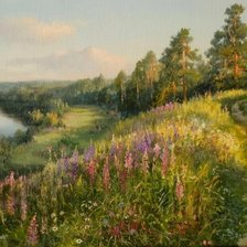 Схема вышивки «Летний вечер»