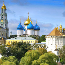 Схема вышивки «Троице - Сергиева лавра»