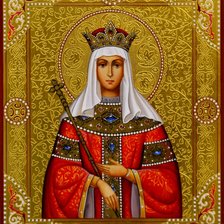 Схема вышивки «Св. Равноапостольная Елена»