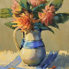 Схема вышивки «Цветы в кувшине»