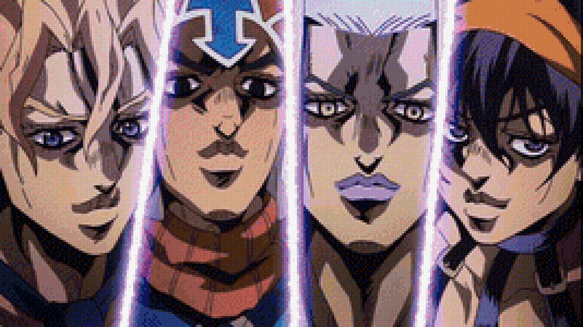 ДжоДжо - аниме, джоджо, абаккио, наранча, миста, фуго - предпросмотр