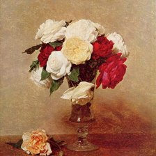 Схема вышивки «Натюрморт. Анри Фантен Латур»