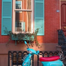 Схема вышивки «голубой мотик1»