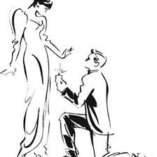 Схема вышивки «Предложение»