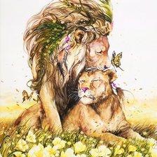 Схема вышивки «Любовь»