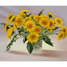 Схема вышивки «Одуванчики.»