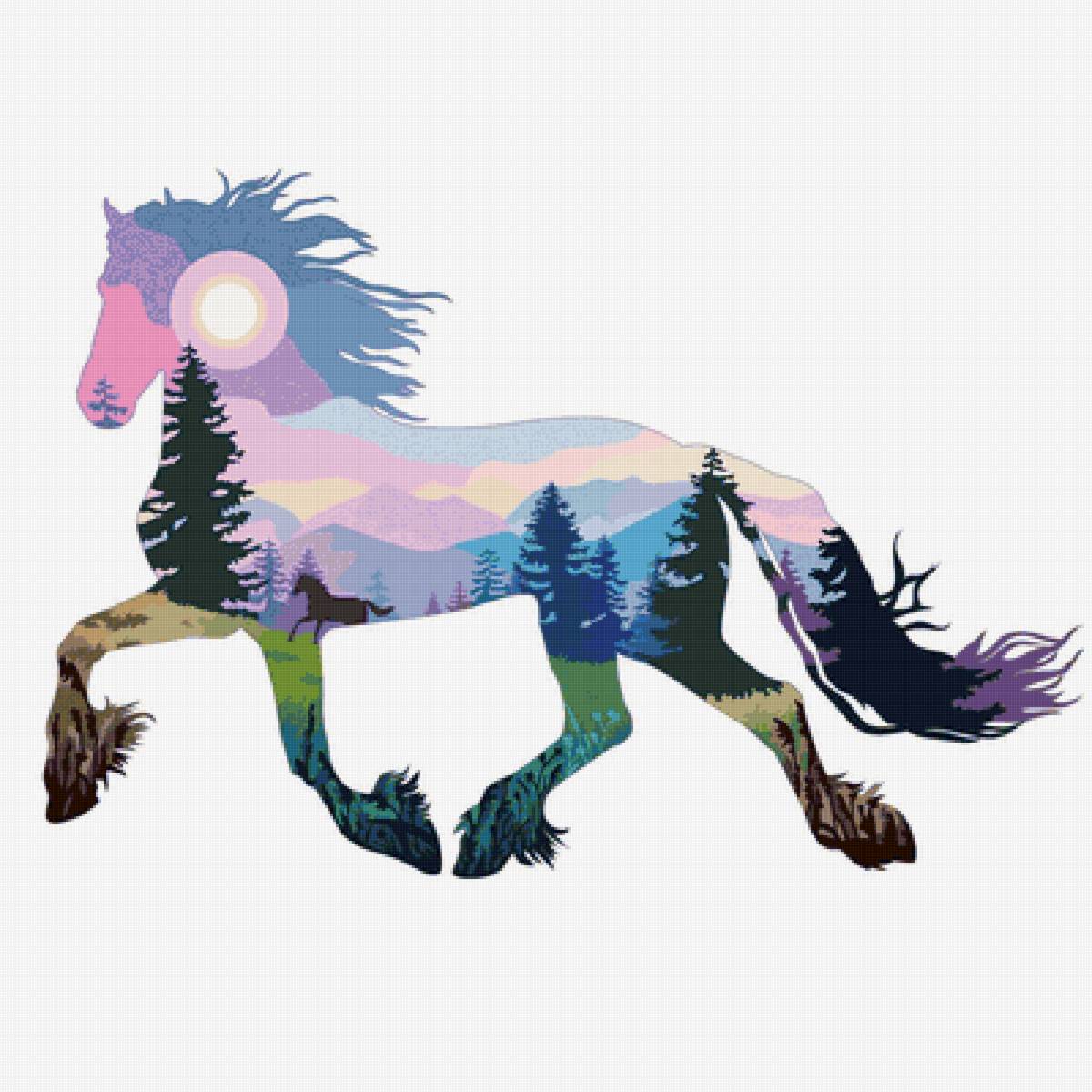 Конь - лошадь, конь - предпросмотр