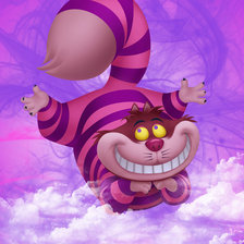 Схема вышивки «Чеширский кот»