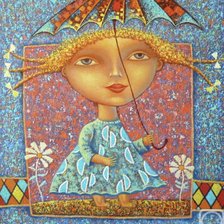 Схема вышивки «Дождик. Дмитрий Сулимов»