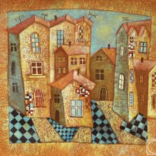 Схема вышивки «Сказочный город. Дмитрий Сулимов»