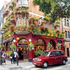 Схема вышивки «Ресторан в Лондоне»