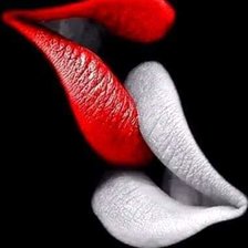 Схема вышивки «Поцелуй»