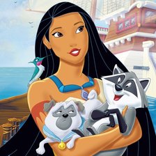 Схема вышивки «Покахонтас»