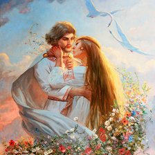 Схема вышивки «Пара»