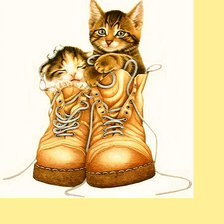 Схема вышивки «Серия "Коты".»