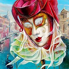 Схема вышивки «Маска»