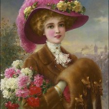 Схема вышивки «Emile Veron- Trandafiri de iarna;»