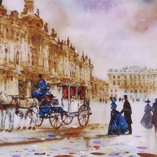 Схема вышивки «Питер»