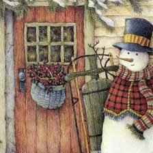 Схема вышивки «Новый год»