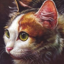 Схема вышивки «кошка»