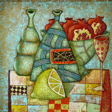 Схема вышивки «Фруктовое вино. Дмитрий Сулимов»