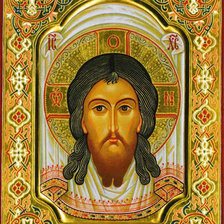 Схема вышивки «Спас Нерукотворный»