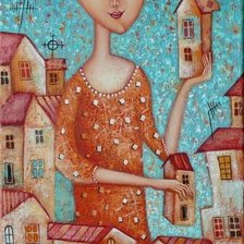 Схема вышивки «Воспоминания о любимом городе. Дмитрий Сулимов»