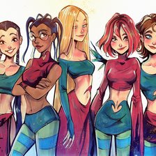 Схема вышивки «Чародейки»