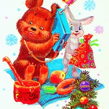 Схема вышивки «Открытка»