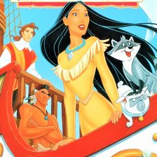 Схема вышивки «Покахонтас»