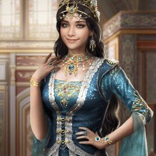 Схема вышивки «Игра Великий султан»