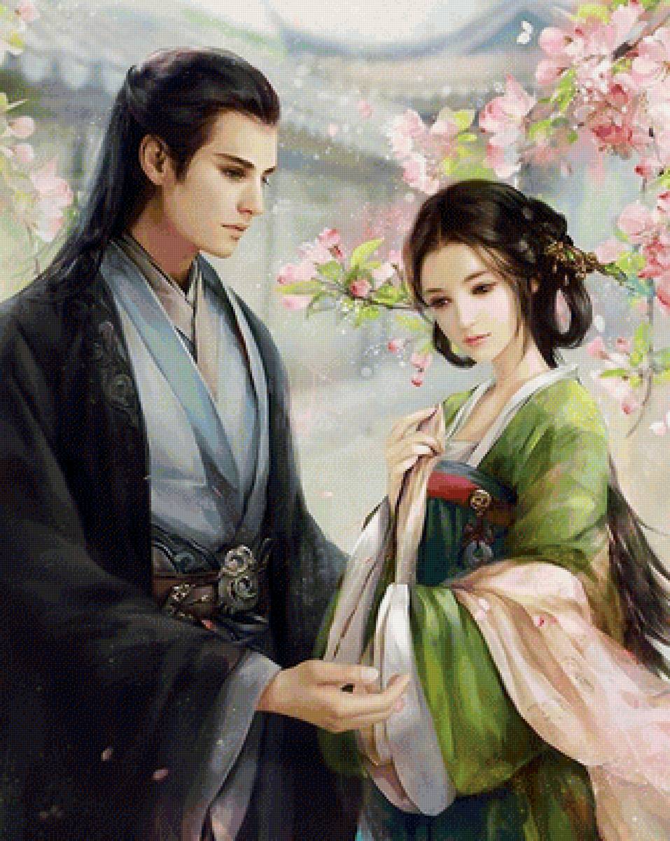 Пара - фэнтези, иллюстрация, сказка - предпросмотр